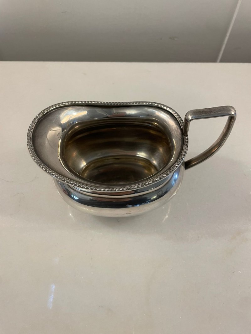 Antique Edwardian Quality Silver Plated Three Part Tea Set - Image 13